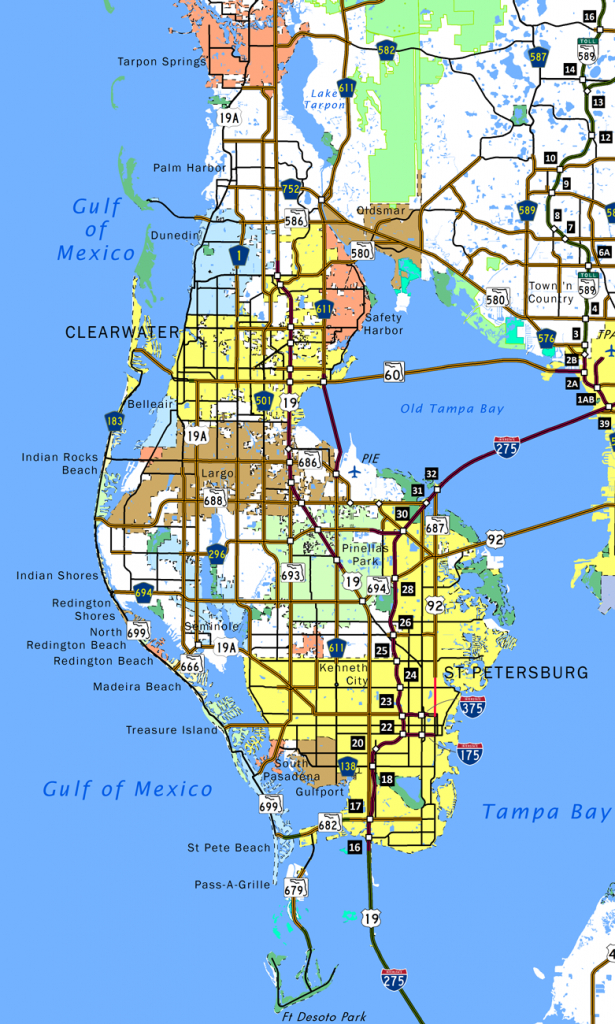 Indian Shores Florida Map Printable Maps Maps Of Florida