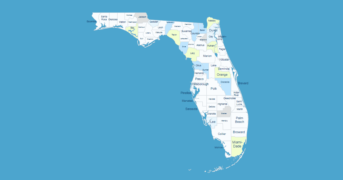 Interactive Map Of Florida WordPress Plugin 