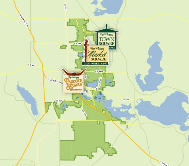 Interactive Map Of The Villages Florida The Villages Florida Village 