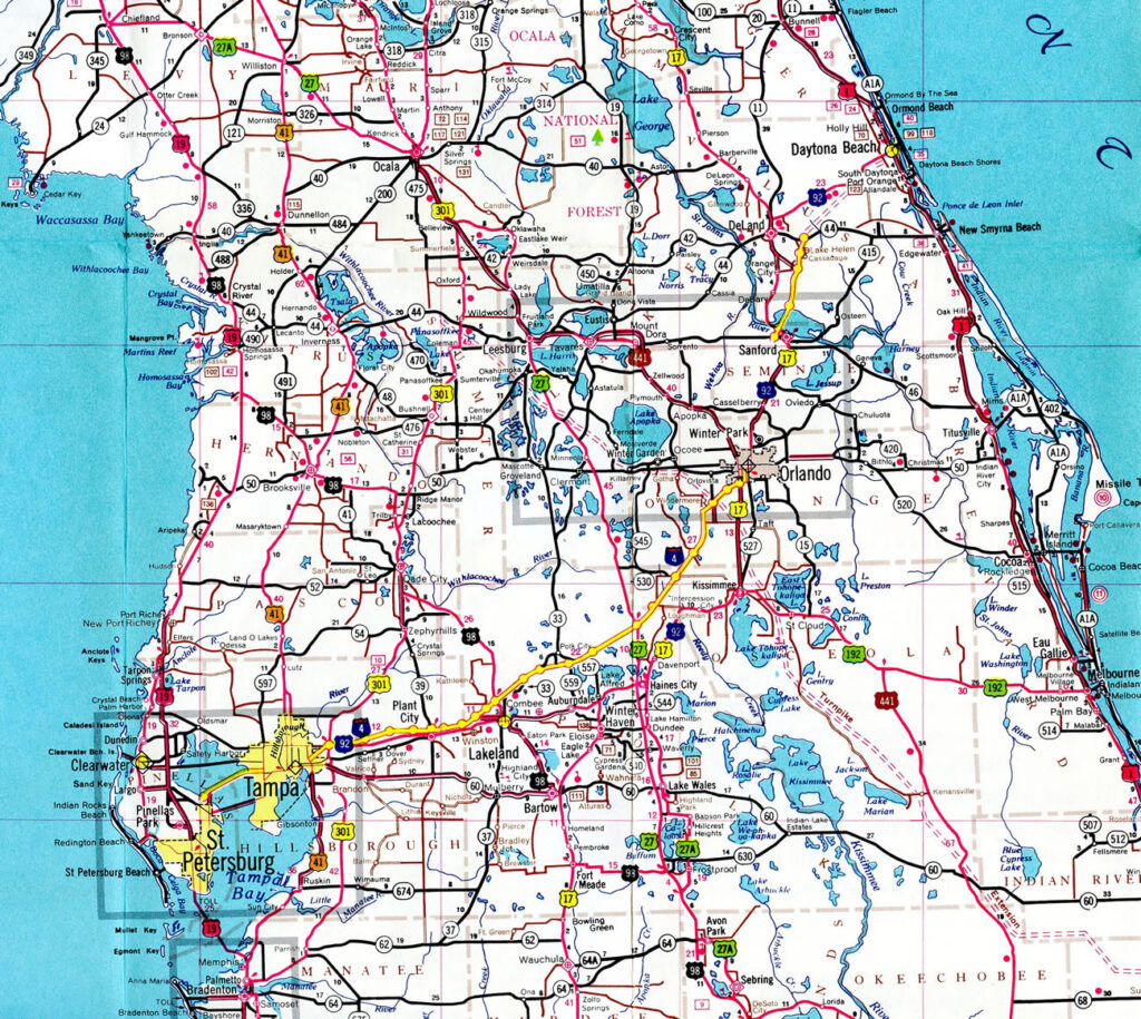 Interstate 4 Interstate Guide | Maps Of Florida