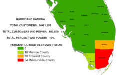 Iser Hurricane Dennis Power Outages In Florida Map Printable Maps