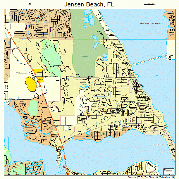 Map Of Jensen Beach Florida
