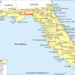 Labeled Map Of Florida With Capital Cities