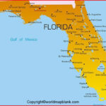 Labeled Map Of Florida With Capital Cities