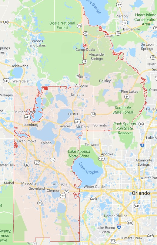Lake County FL Sinkhole Properties Added Interactive Sinkhole Maps