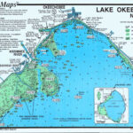 Lake Okeechobee North End Lakeport Area Bass Map 2 Sided