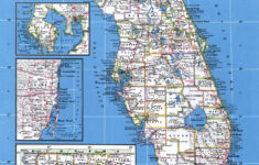 Large Detailed Administrative Map Of Florida State With Major Cities
