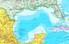 Large Detailed Map Of Gulf Of Mexico With Cities