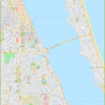 Large Detailed Map Of Melbourne Florida
