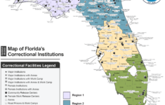 large institutions map florida department of corrections Large Institutions Map Florida Department Of Corrections