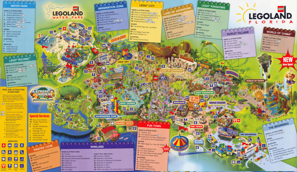 Legoland Map Florida Free Printable Maps