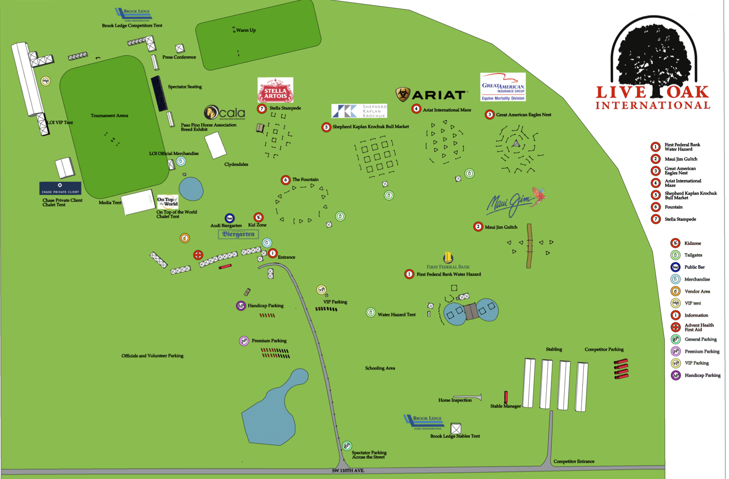 Live Oak International 2020 Time Table And Venue Directions Horses Daily