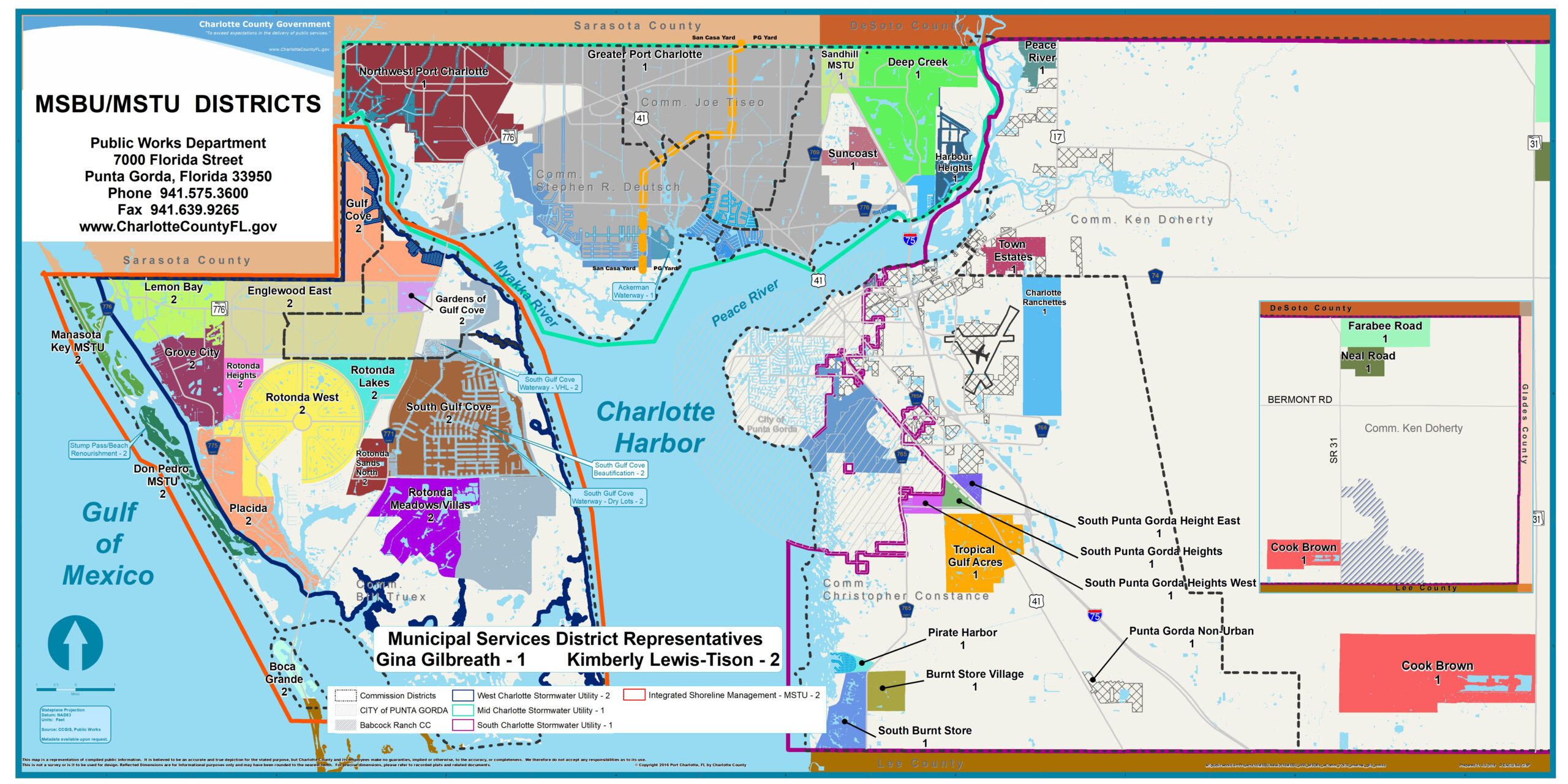 Map Gallery Charlotte County FL