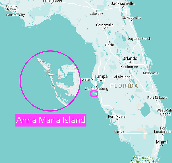 Map Of Anna Maria Island Florida Anna Maria Island Anna Maria 