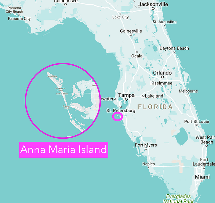 Map Of Anna Maria Island Florida Maps Of Florida