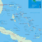 Map Of Bahamas Cuba South Eastern Florida Coastline Bahamas Map