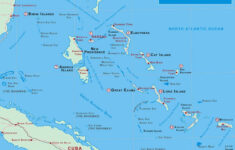Map Of Bahamas Cuba South Eastern Florida Coastline Bahamas Map