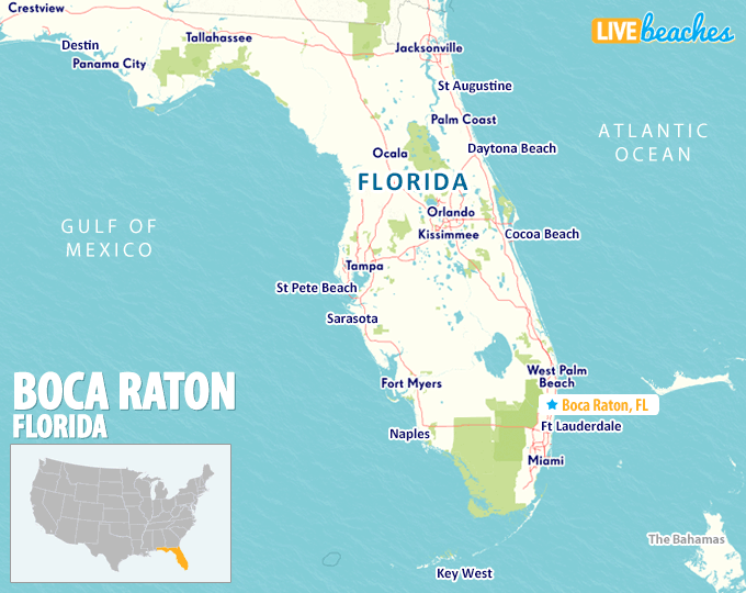 Map Of Boca Raton Florida | Maps Of Florida