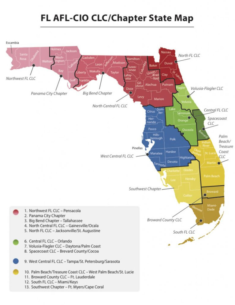 Map Of Central Florida Counties And Cities 334583 Central Florida ...