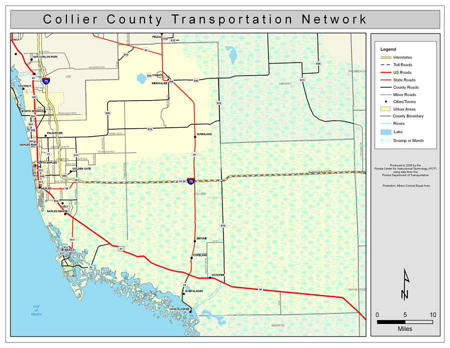 Map Of Collier County Florida Maping Resources