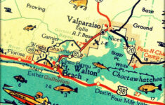 map of destin florida area free printable maps 1 Map Of Destin Florida Area Free Printable Maps