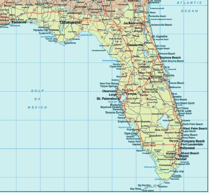 Map Of East Coast Florida With Towns Listed Yahoo Search Results 
