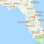 Map Of Florida Airports Orlando Sanford International Airport Map Of