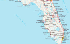 Map Of Florida Cities On Gulf Coast Globalsupportinitiative