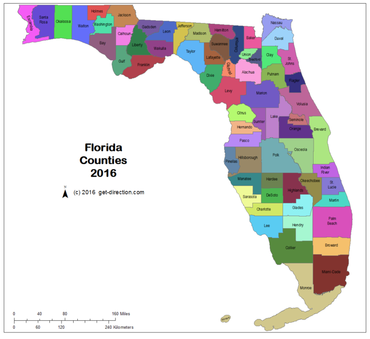 Florida County Maps Counties