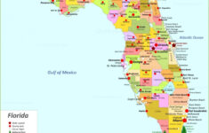 Map Of Florida Counties And Cities Printable Maps
