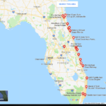 Map Of Florida East Coast Beaches And Cities Science Trends