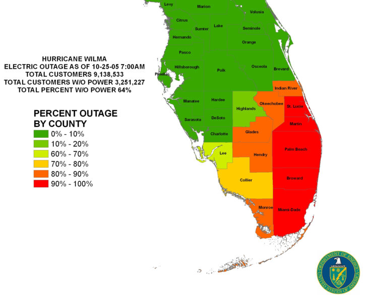 Map Of Florida Evacuation Zones
