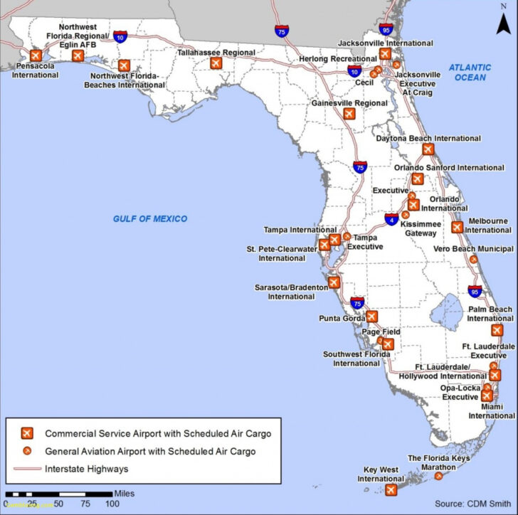 Map Of Florida Gulf Coast Panhandle