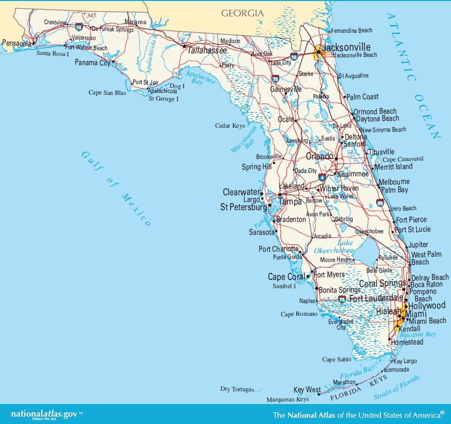 Map Of Florida Panhandle Map Of The World