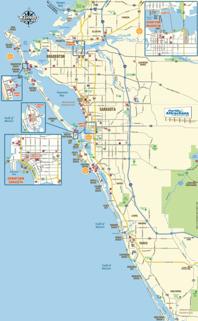 Map Of Florida Showing Sarasota Campus Map | Maps Of Florida