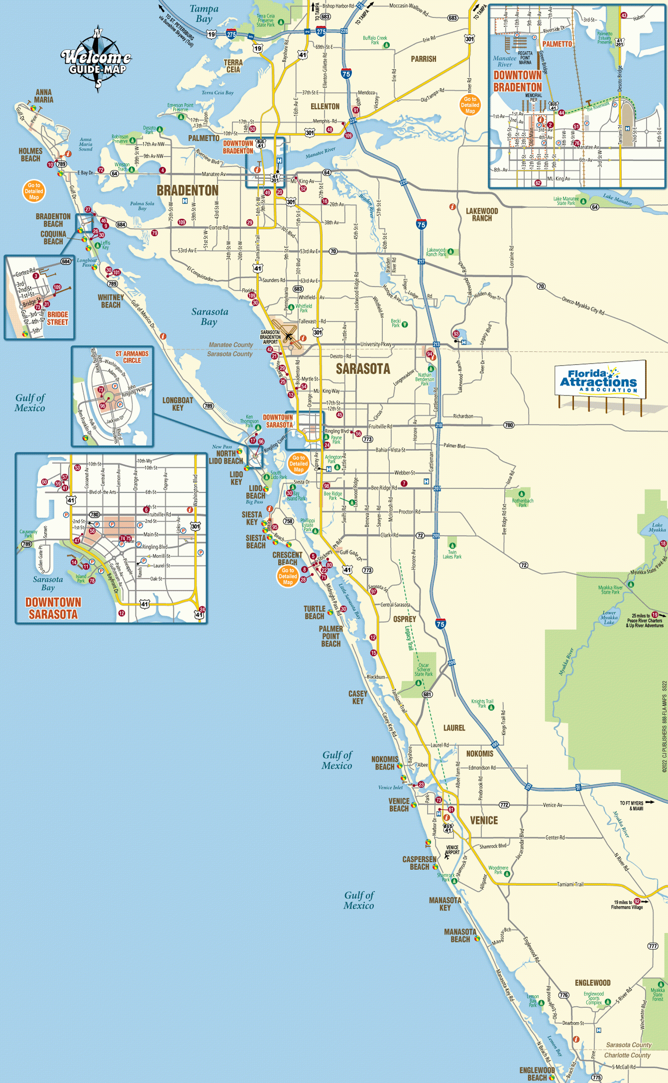 Map Of Florida Showing Sarasota Campus Map