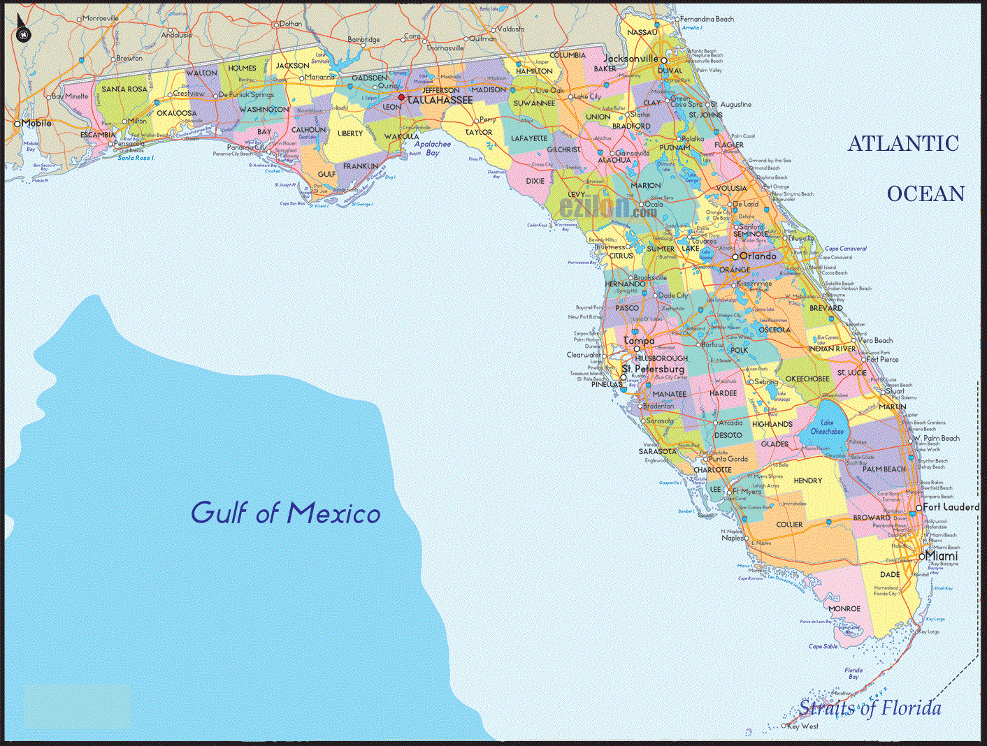 Map Of Florida