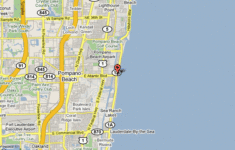 Map Of Holiday Inn Pompano Beach Oceanside Pompano Beach