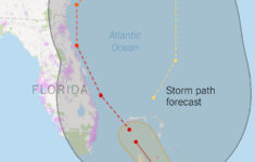 Map Of Hurricane Matthew s Path The New York Times