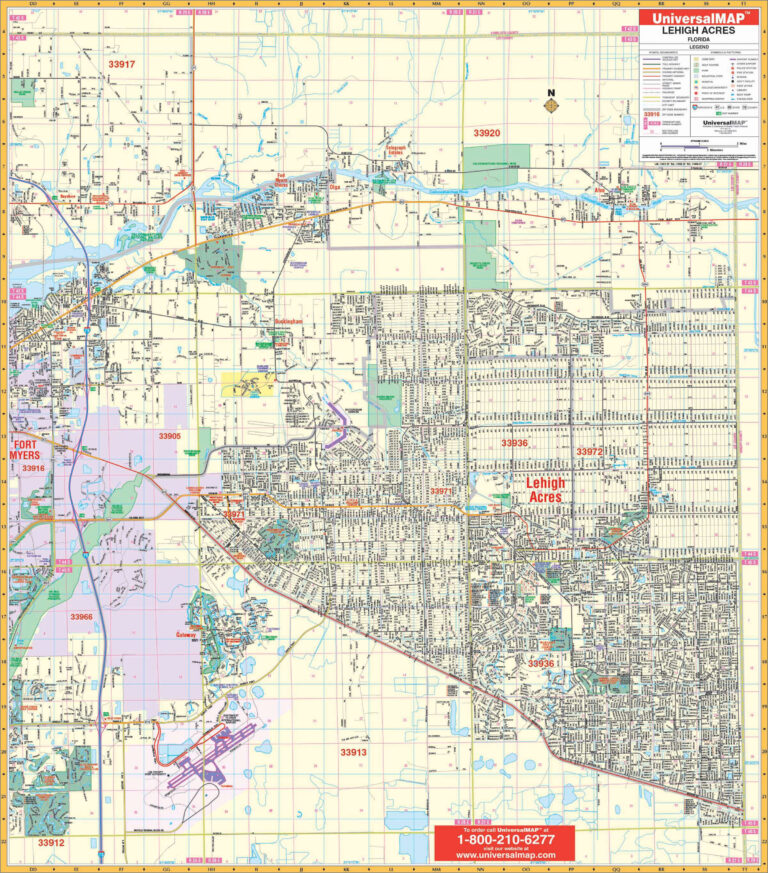 Map Of Lehigh Acres Florida Draw A Topographic Map