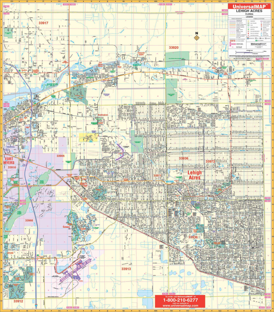 Map Of Lehigh Acres Florida | Maps Of Florida