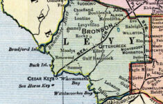 Map Of Levy County Florida 1902