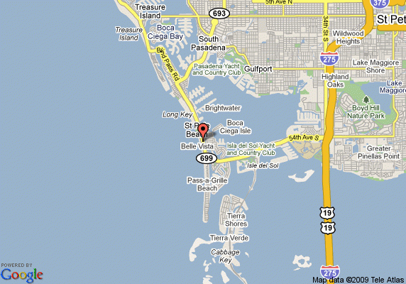 Map Of Miramar Beach Resort Saint Petersburg 