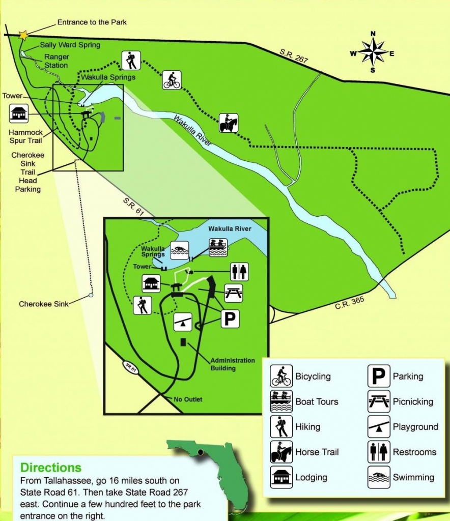 Map Of Natural Springs In Florida Printable Maps
