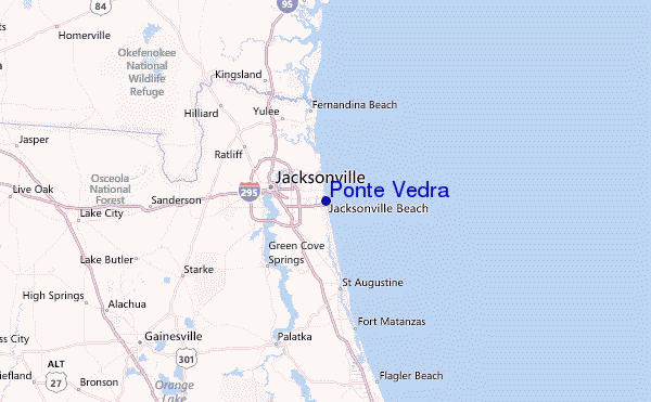 Map Of Ponte Vedra Florida Draw A Topographic Map