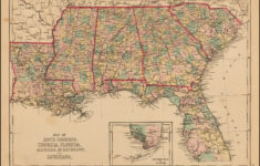 Map Of South Carolina Georgia Florida Alabama Mississipi And