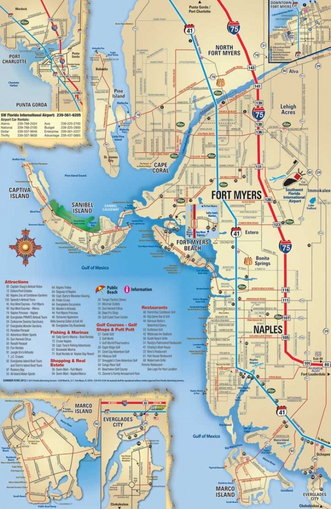 Map Of Southwest Florida Printable Maps