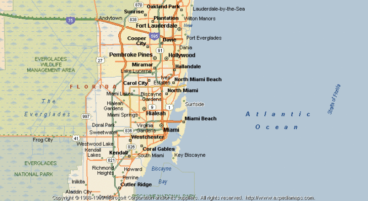 Map Of Surfside Florida Area