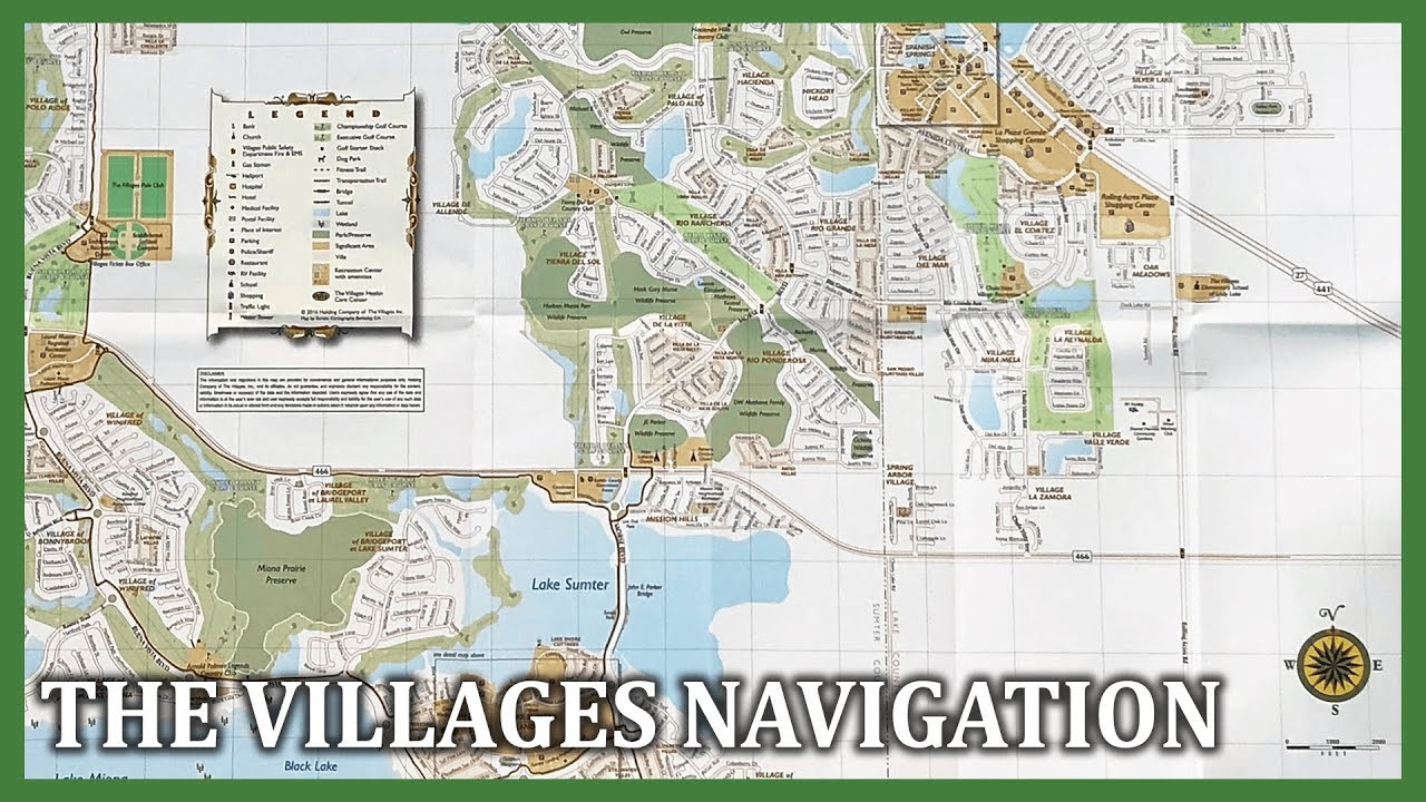 Map Of The Villages Fl Hosted By Ira Miller YouTube