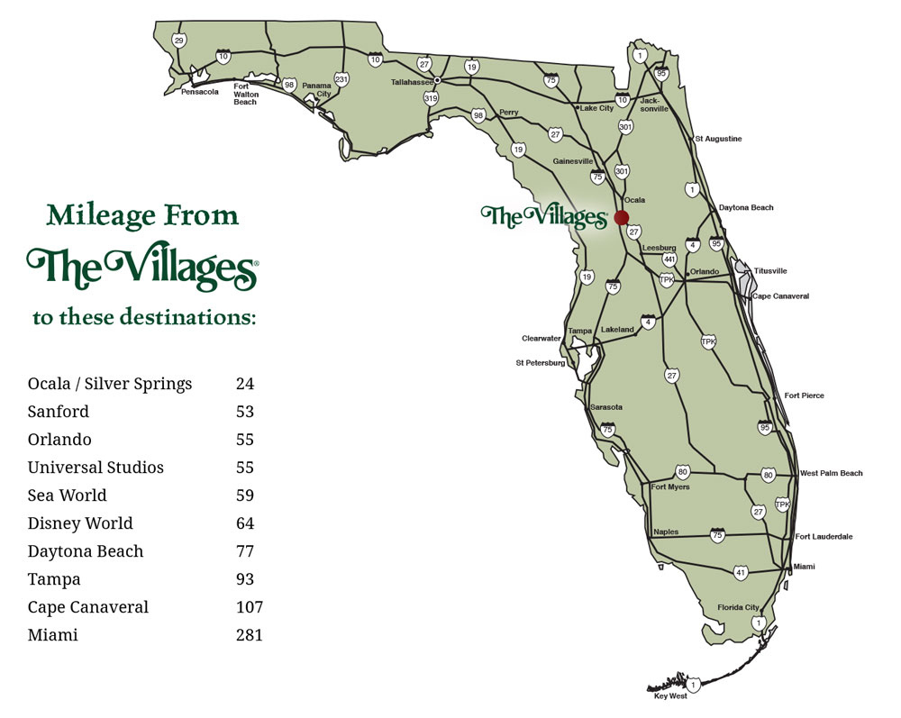 Map Of The Villages Florida Neighborhoods Printable Maps